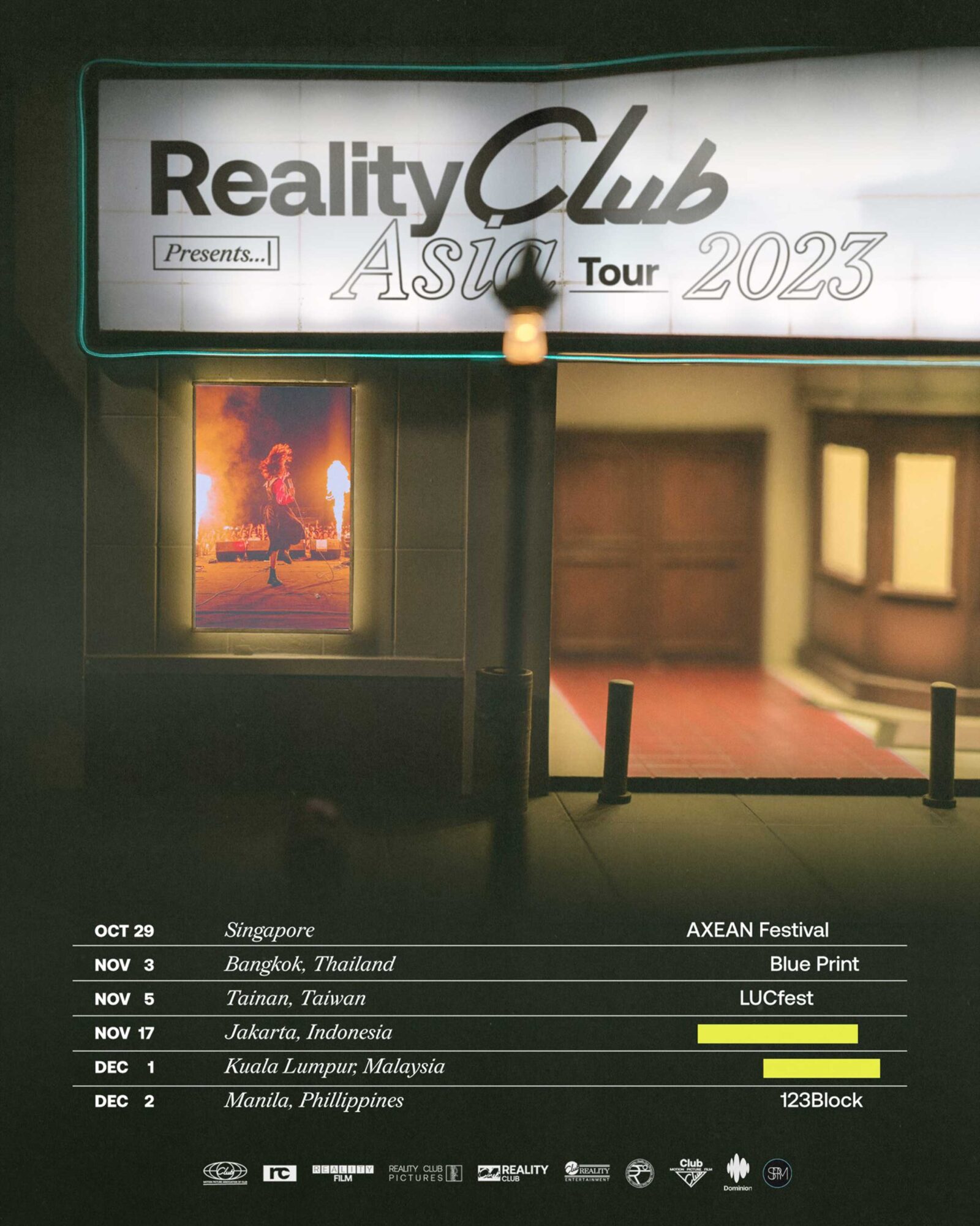 Reality Club Poster 2023 Asia Tour