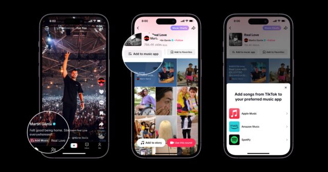 TikTok Now Lets You Save Songs To Major Streaming Services