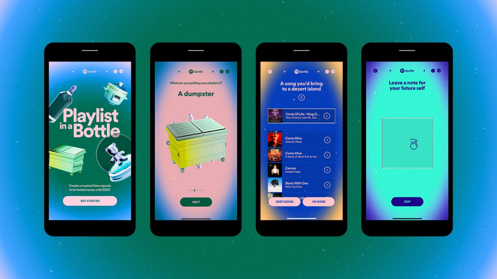 Spotify Brings Back "Playlist in a Bottle" Feature For 2024