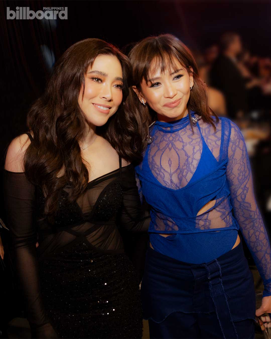 Moira with Sarah Geronimo at the Billboard Philippines Women in Music