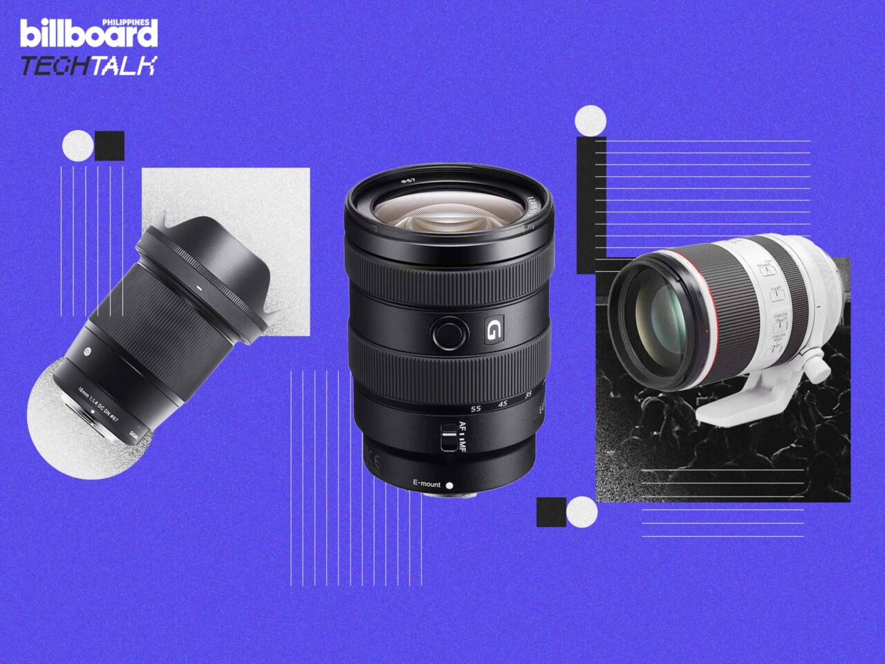 These are the best camera lenses you need when doing concert photography, as recommended by Billboard Philippines.