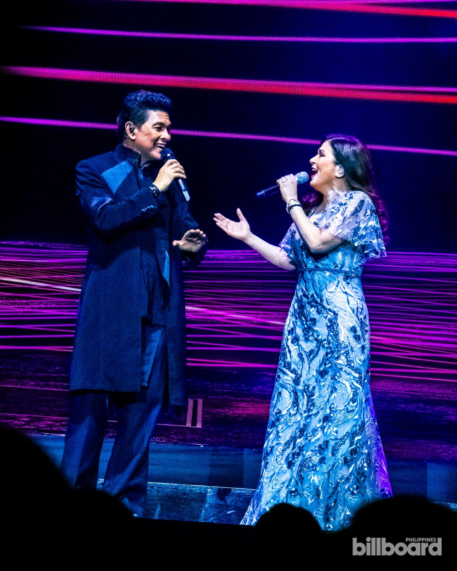 Gary Valenciano with special guest Zsa Zsa Padilla performing at his 40th Anniversary Concert 'Pure Energy'
