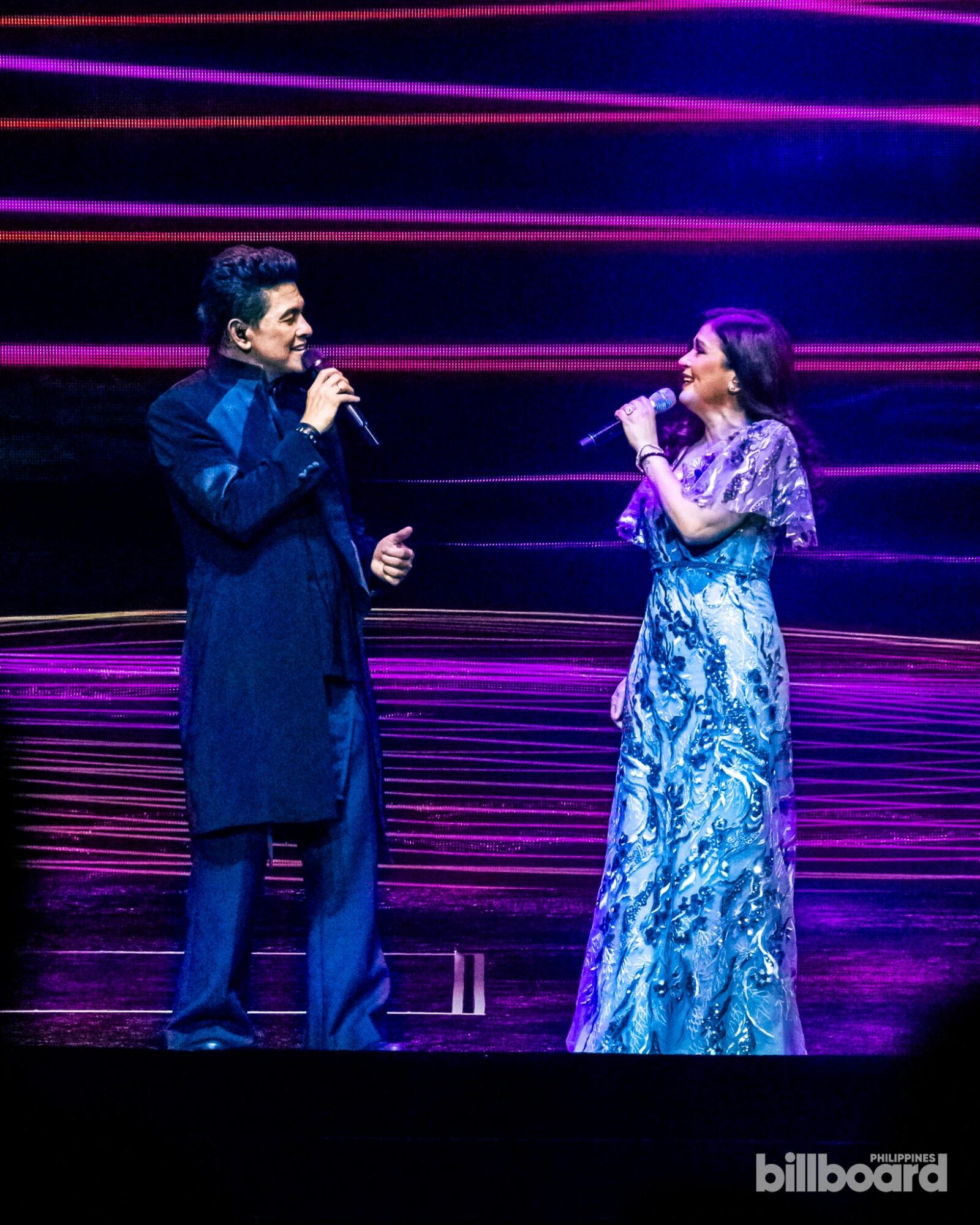 Gary Valenciano with special guest Zsa Zsa Padilla performing at his 40th Anniversary Concert 'Pure Energy'