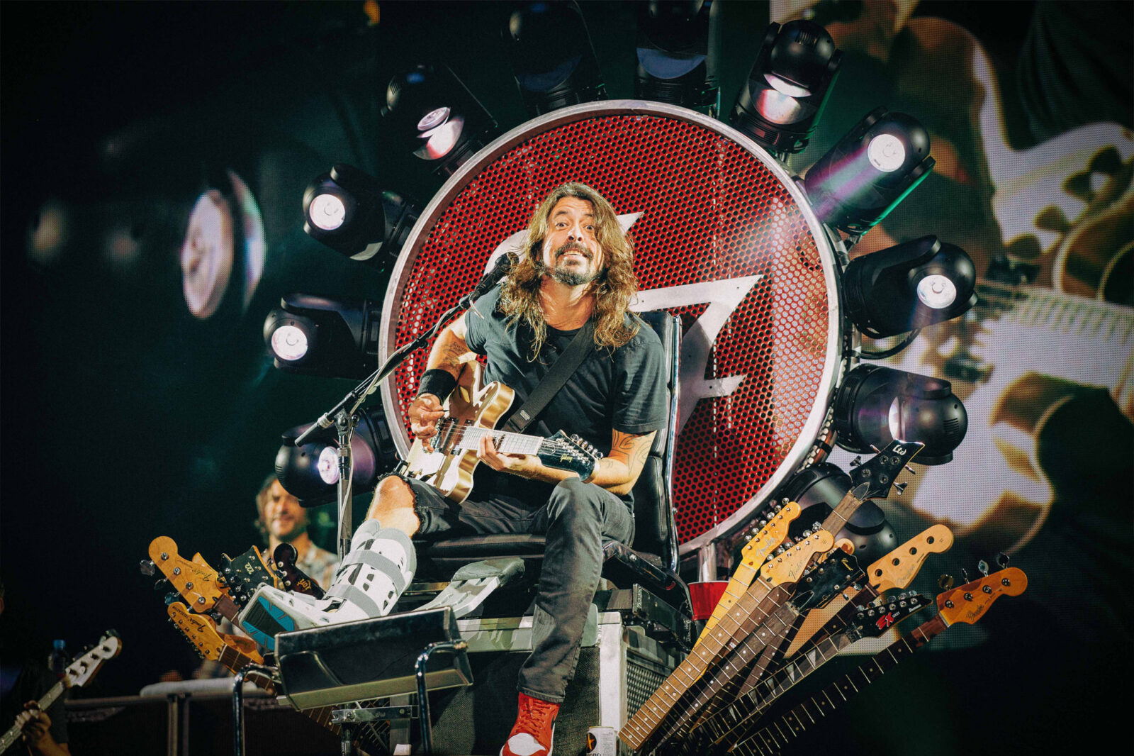 Dave Grohl of Foo Fighters photographed by Niña Sandejas