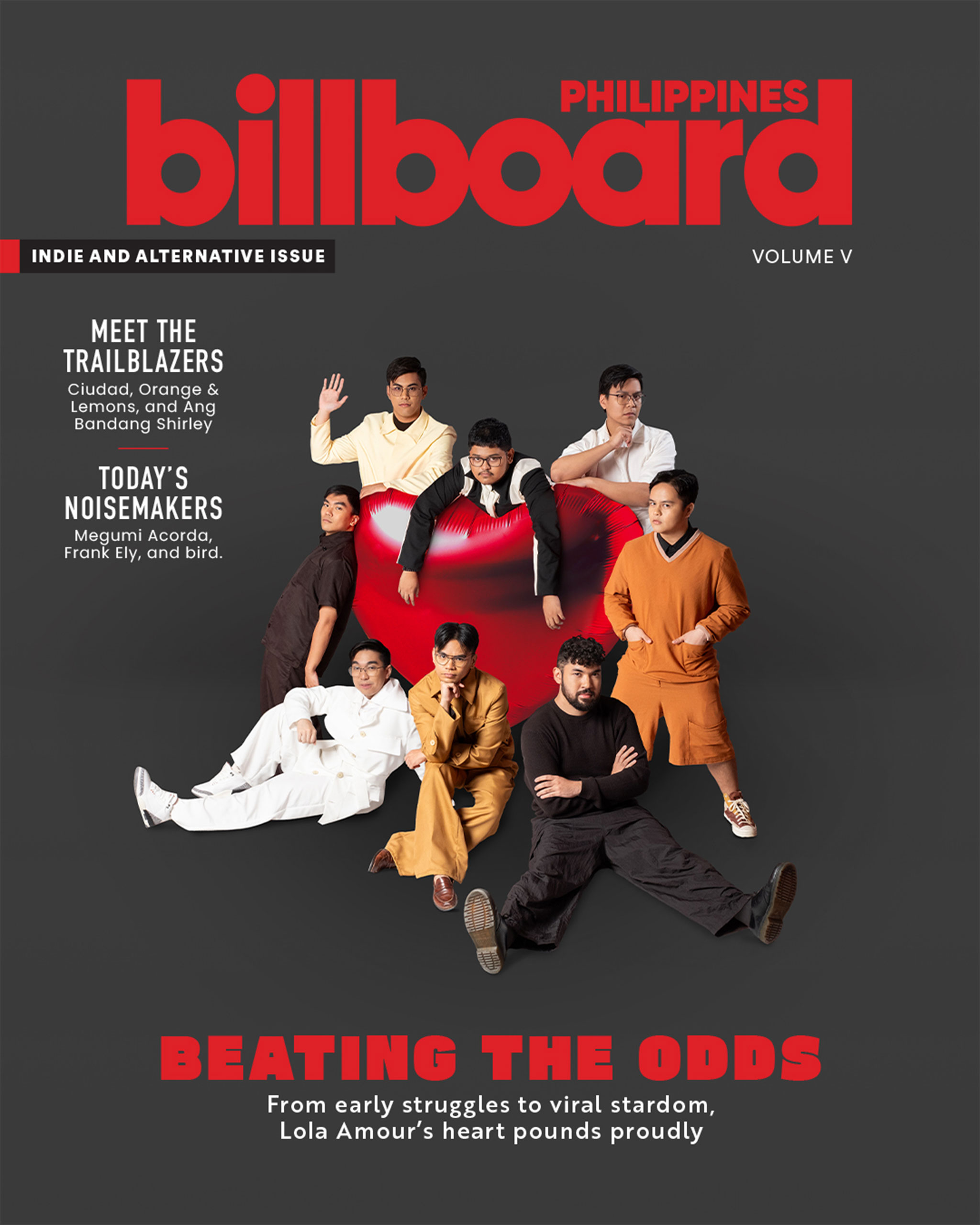Lola Amour as the cover stars of the Billboard Philippines Indie and Alternative Issue