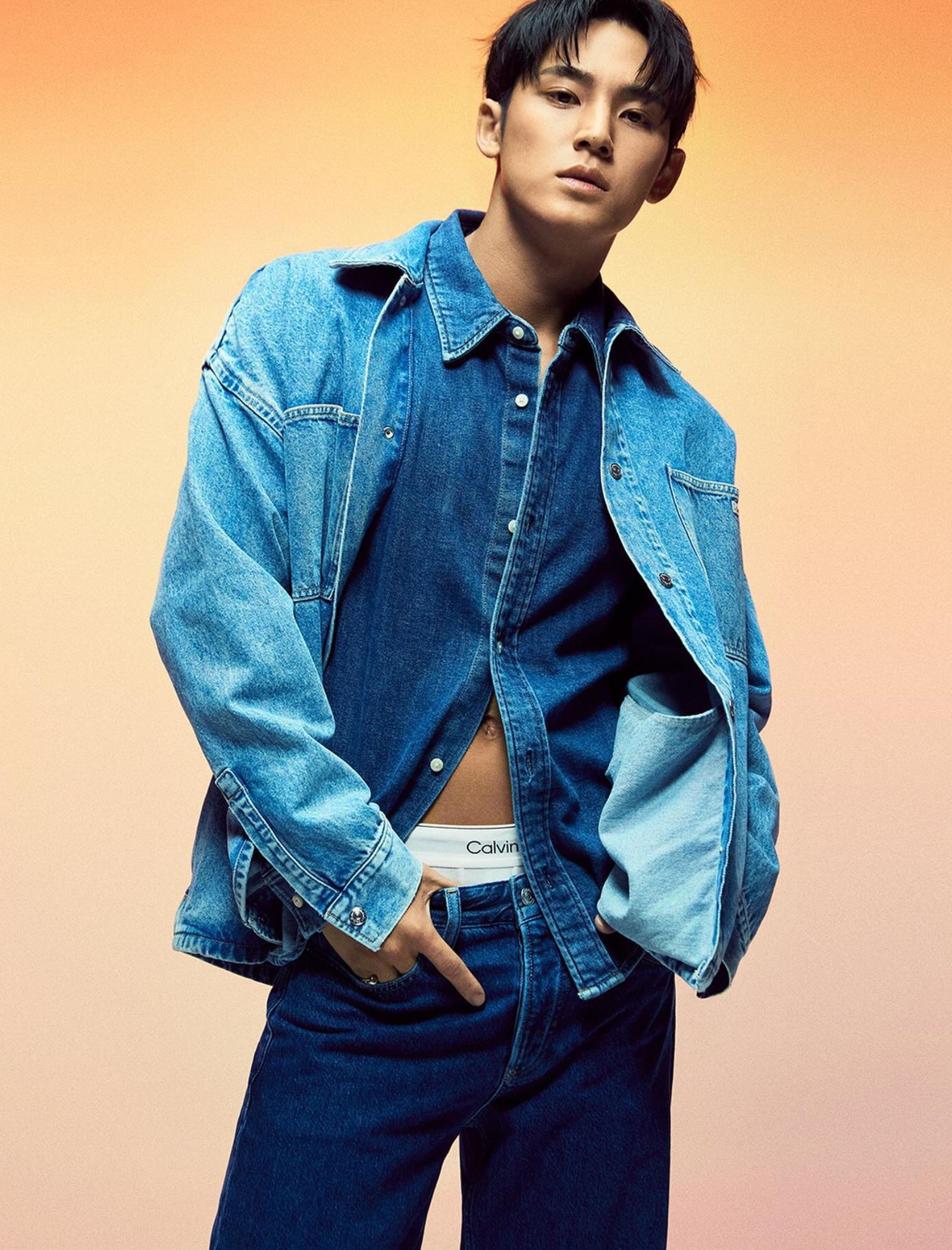 mingyu seventeen calvin klein fall 2024