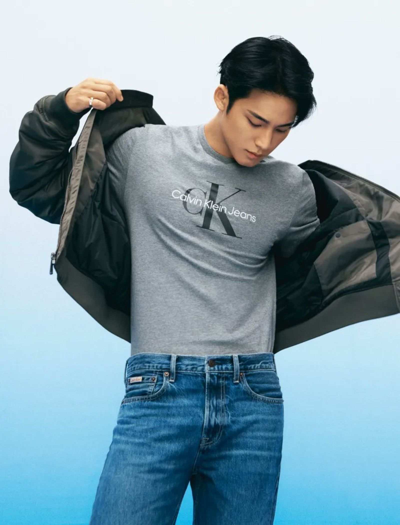 mingyu seventeen calvin klein fall 2024