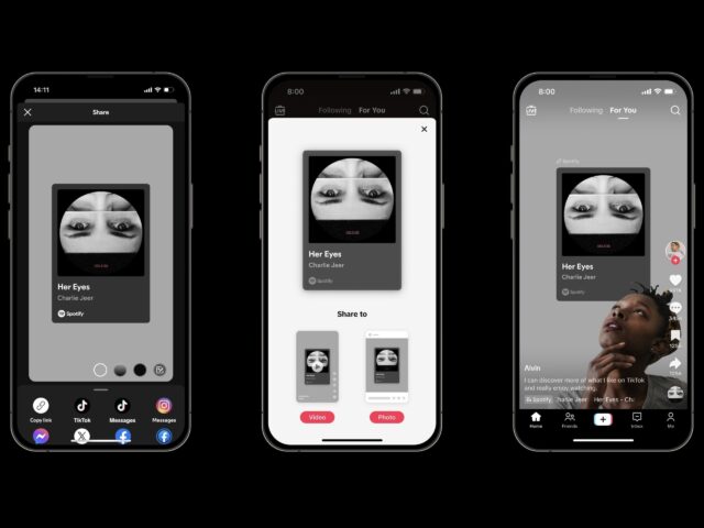 tiktok share to spotify apple music