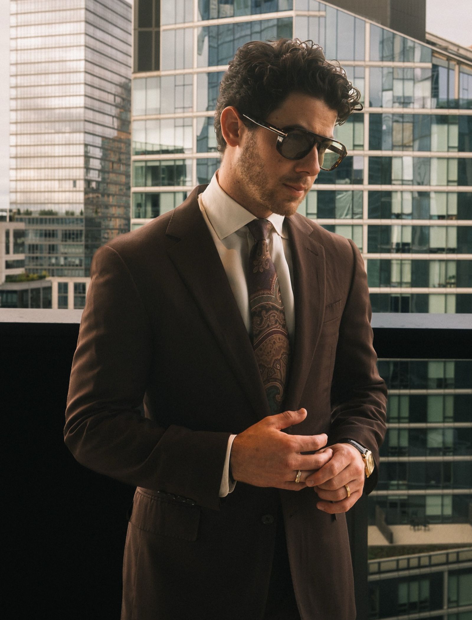 nick jonas ralph lauren new york fashion week